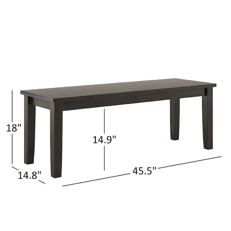 Round Pedestal Base Antique Black Breakfast Nook Set by iNSPIRE Q Classic