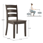 Round Pedestal Base Antique Black Breakfast Nook Set by iNSPIRE Q Classic