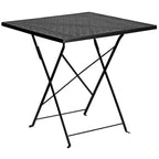 28-inch Square 5-piece Indoor/ Outdoor Folding Patio Table Dining Set