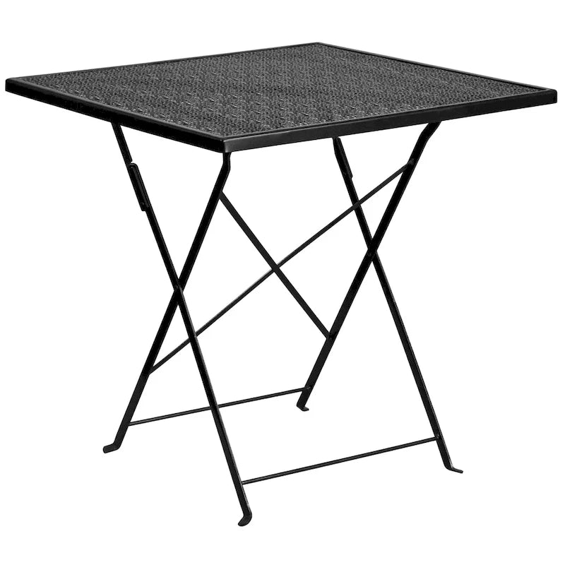 28-inch Square 5-piece Indoor/ Outdoor Folding Patio Table Dining Set