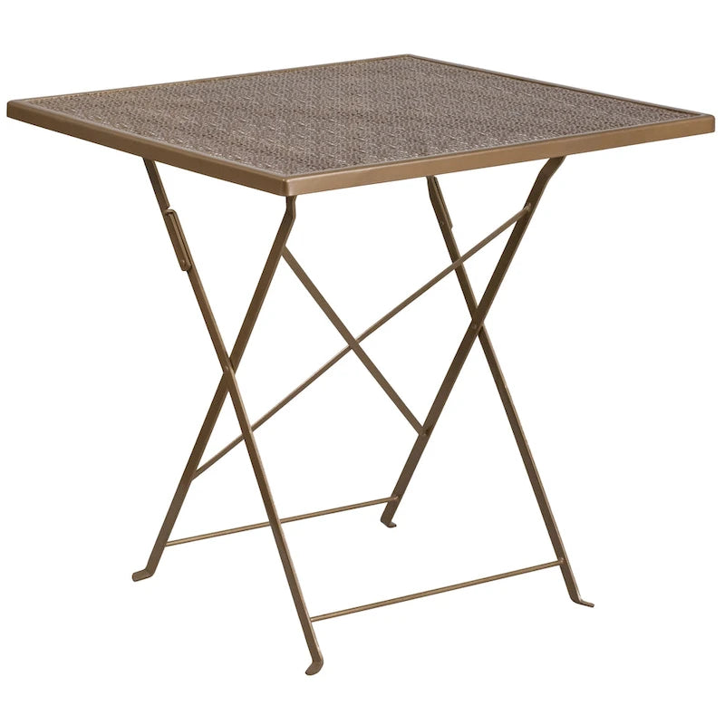 28-inch Square 5-piece Indoor/ Outdoor Folding Patio Table Dining Set