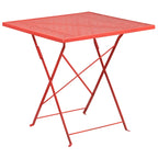 28-inch Square 5-piece Indoor/ Outdoor Folding Patio Table Dining Set