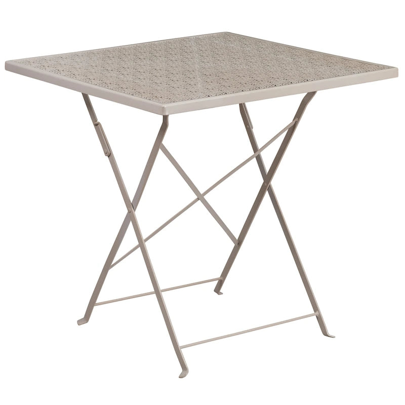 28-inch Square 5-piece Indoor/ Outdoor Folding Patio Table Dining Set