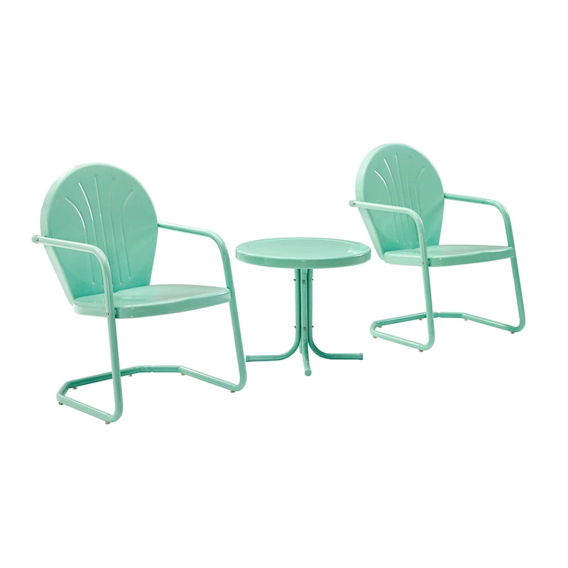Crosley Griffith 3-piece Metal Outdoor Conversation Set