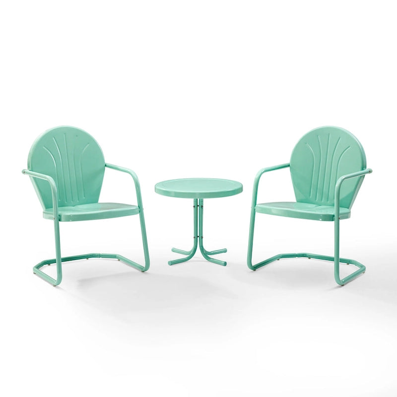 Crosley Griffith 3-piece Metal Outdoor Conversation Set