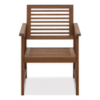 Surfside Teak Hardwood Outdoor Armchair without Cushion (Set of 2) by Havenside Home