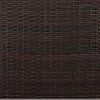 Crosley Catalina Outdoor Brown Wicker Glass Top Round Coffee Table
