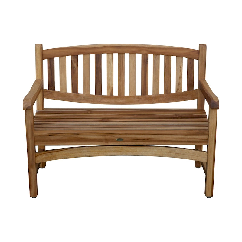 EcoDecors 47, Outdoor Bench, Outdoor Benches Weatherproof, Teak Bench, Wooden Bench Outdoor, Wood Bench Outdoor, Porch Benches