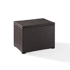 Crosley Palm Harbor Outdoor Brown Resin Wicker and Steel Cooler