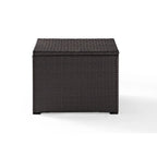 Crosley Palm Harbor Outdoor Brown Resin Wicker and Steel Cooler