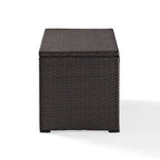 Crosley Palm Harbor Outdoor Brown Resin Wicker and Steel Cooler