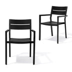 Indoor Outdoor Modern Dining Chairs Aluminum Stackable - See Picture