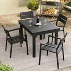 Indoor Outdoor Modern Dining Chairs Aluminum Stackable - See Picture