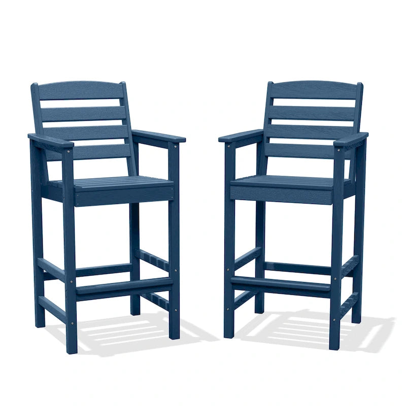 Plastic Tall adirondack Chair Set Of 2-Piece