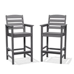 Plastic Tall adirondack Chair Set Of 2-Piece