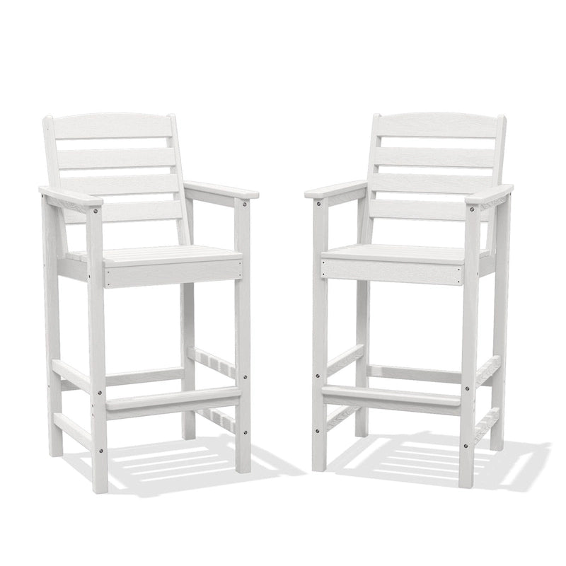 Plastic Tall adirondack Chair Set Of 2-Piece