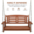 2-person Solid Wood Porch Swing