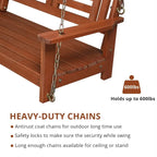2-person Solid Wood Porch Swing