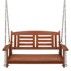 2-person Solid Wood Porch Swing