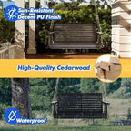 2 Person Patio Wooden Porch Swing