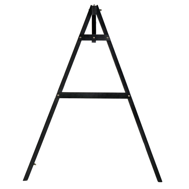 2-Person Carbonized Solid Wood Porch Swing Stand (without hanging swing)