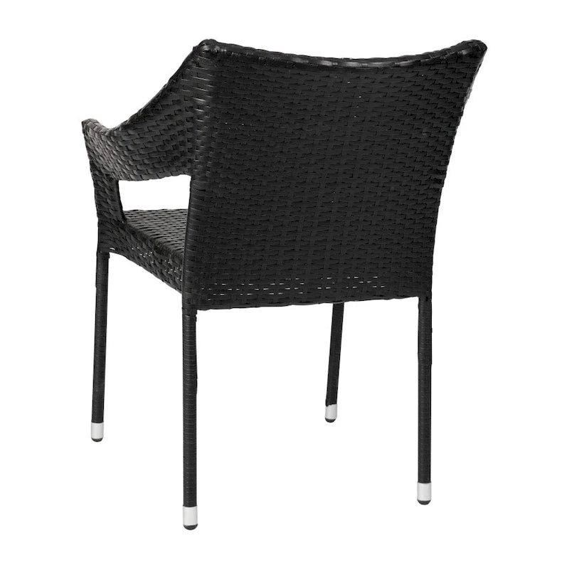 All Weather Commercial Grade PE Rattan Stacking Patio Chairs
