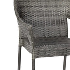 All Weather Commercial Grade PE Rattan Stacking Patio Chairs
