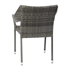 All Weather Commercial Grade PE Rattan Stacking Patio Chairs