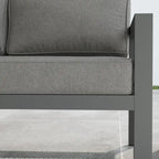Homestyles Grayton 5-Seat Outdoor Sectional - 87 x 32 x 87