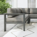 Homestyles Grayton 5-Seat Outdoor Sectional - 87 x 32 x 87