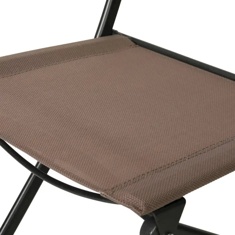 4 Pack Commercial Outdoor Flex Comfort Folding Chair with Metal Frame