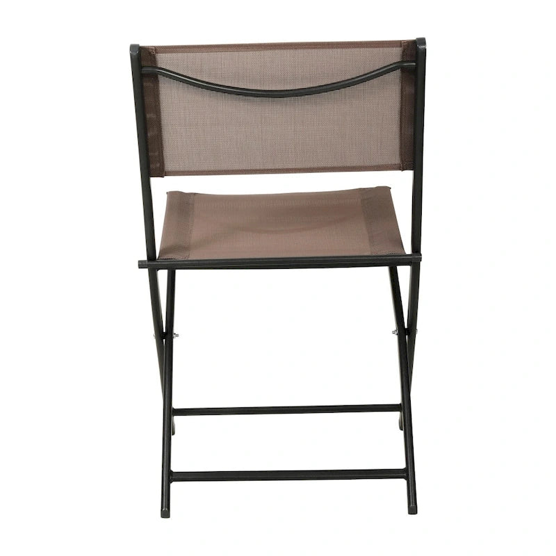 4 Pack Commercial Outdoor Flex Comfort Folding Chair with Metal Frame