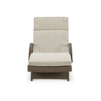 Signature Design by Ashley Beachcroft Beige Outdoor Chaise Lounge with Cushion - 30.13 W x 79.38 D x 39.75 H