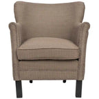  Corie Brown Club Chair - 26.6 x 28.9 x 29.3 - 27Wx29Dx29H