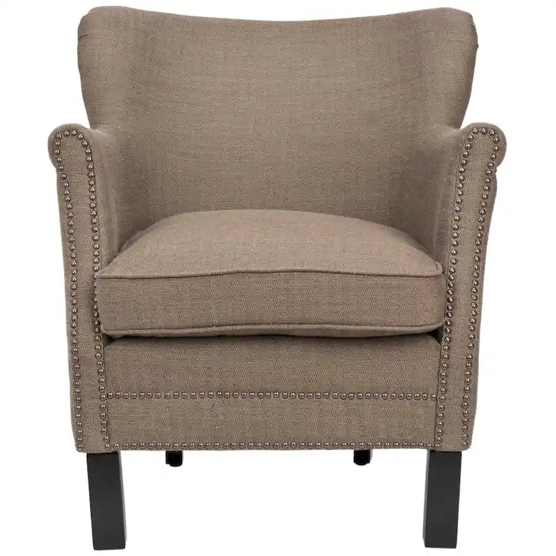  Corie Brown Club Chair - 26.6 x 28.9 x 29.3 - 27Wx29Dx29H
