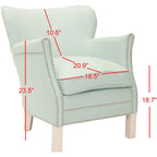 Corie Brown Club Chair - 26.6 x 28.9 x 29.3 - 27Wx29Dx29H