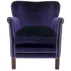 Corie Brown Club Chair - 26.6 x 28.9 x 29.3 - 27Wx29Dx29H