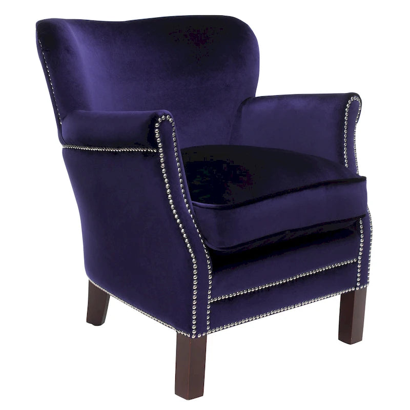 Corie Brown Club Chair - 26.6 x 28.9 x 29.3 - 27Wx29Dx29H