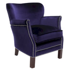 Corie Brown Club Chair - 26.6 x 28.9 x 29.3 - 27Wx29Dx29H
