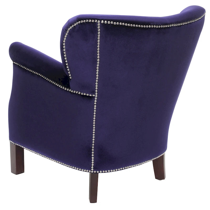 Corie Brown Club Chair - 26.6 x 28.9 x 29.3 - 27Wx29Dx29H