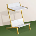Small End Table with Storage, Modern Simplistic Side Table