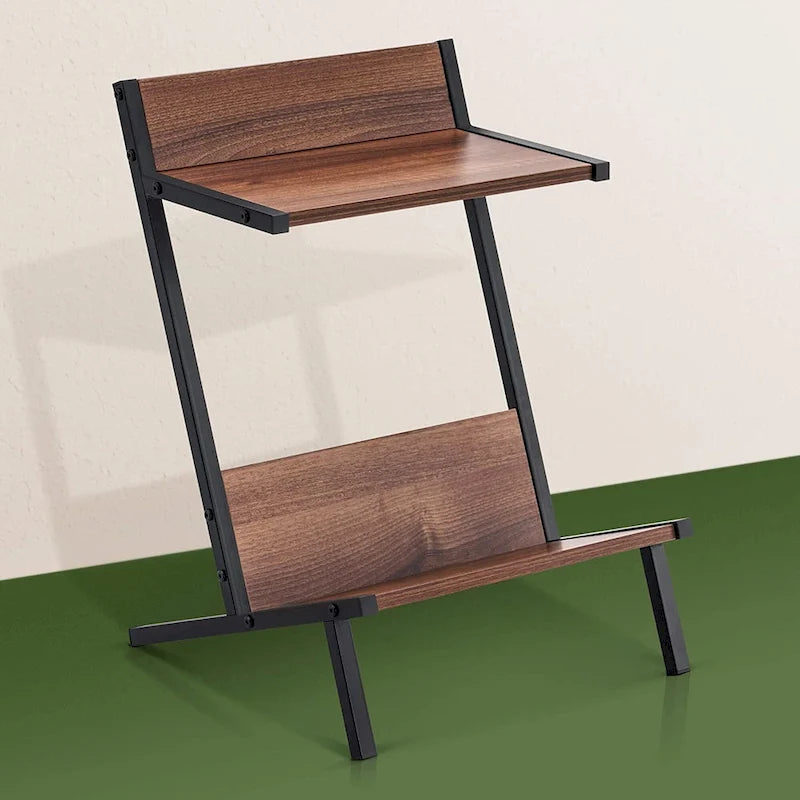 Small End Table with Storage, Modern Simplistic Side Table