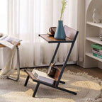 Small End Table with Storage, Modern Simplistic Side Table