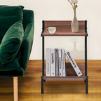 Small End Table with Storage, Modern Simplistic Side Table