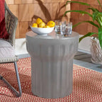 SAFAVIEH Ulya Concrete Indoor/ Outdoor Accent Table - 15.7 x 15.7 x 17.7 - 16Wx16Dx18H