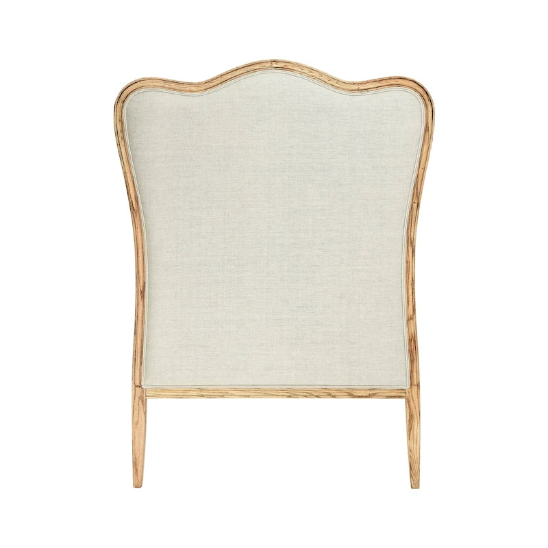 Oak & Linen Headboard