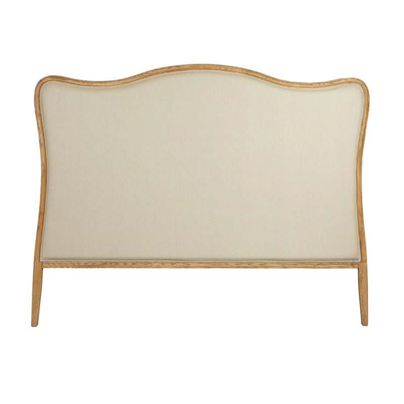 Oak & Linen Headboard