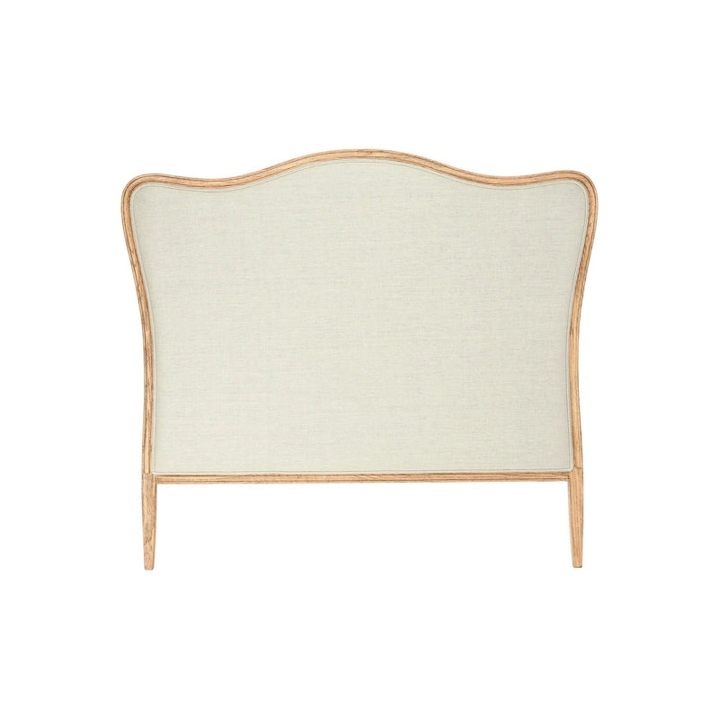 Oak & Linen Headboard