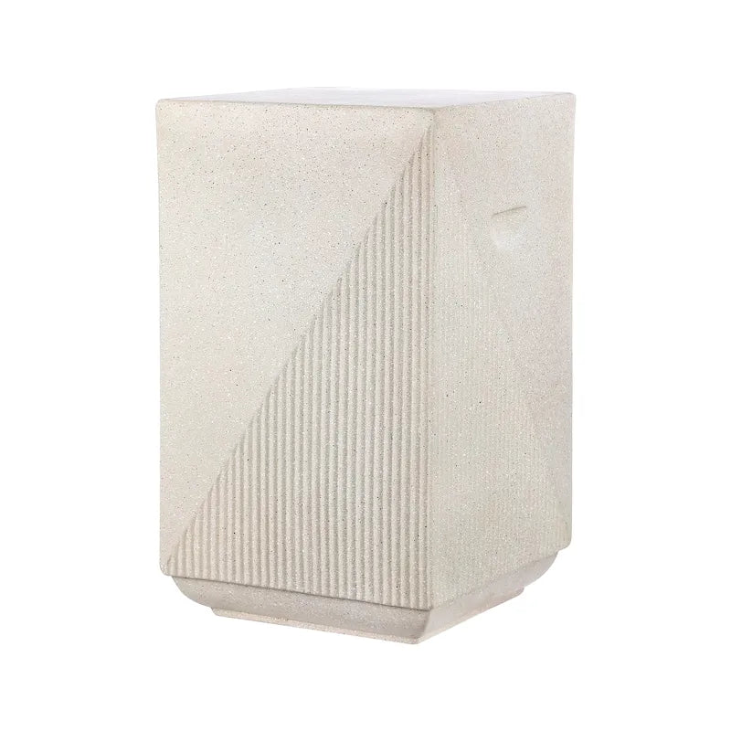 Rashida 20.75 Contemporary Minimalist Square Accent Table , by JONATHAN Y