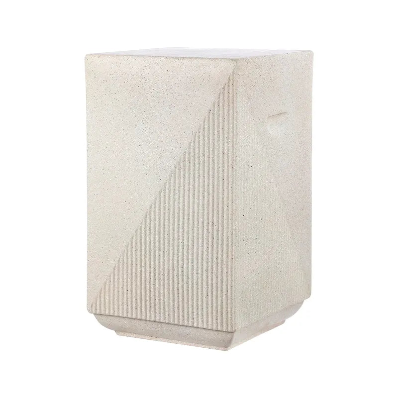 Rashida 20.75 Contemporary Minimalist Square Accent Table , by JONATHAN Y